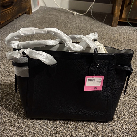 kate spade Black Pebbled Leather Tote - Picture 5 of 8